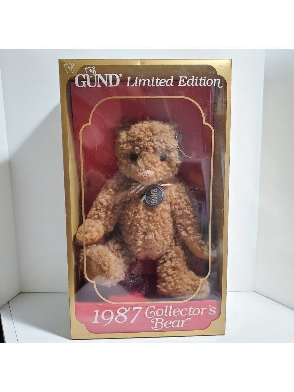 NIB vtg GUND Limited Edition Collector's Bear 1987